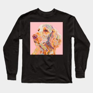 Curly-coated Retriever in 80's Long Sleeve T-Shirt